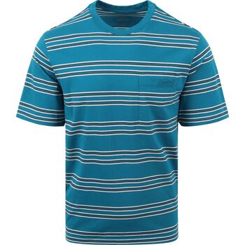 Levi's T-shirt Levis Pocket T-Shirt Blauw Streep
