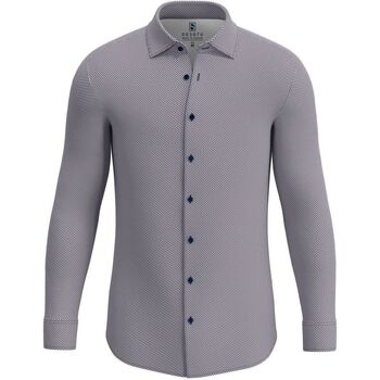 Textiel Heren Overhemden lange mouwen Desoto Overhemd Kent Print Multicolour Blauw