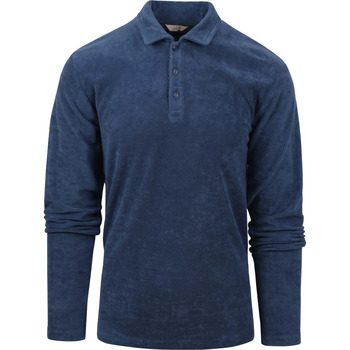 Textiel Heren T-shirts & Polo’s Dstrezzed Polo Badstof Isak Blauw Blauw