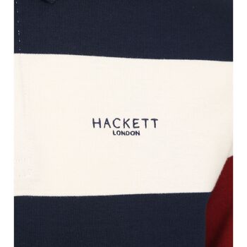 Hackett Polo Rugbyshirt Donderblauw Blauw