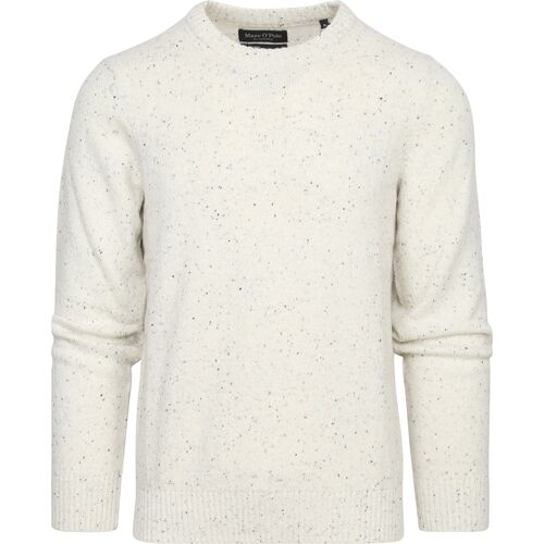 Textiel Heren Sweaters / Sweatshirts Marc O'Polo Pullover Wol Ecru Wit