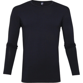 Textiel Heren T-shirts & Polo’s Alan Red Olbia Longsleeve T-shirt Navy Blauw