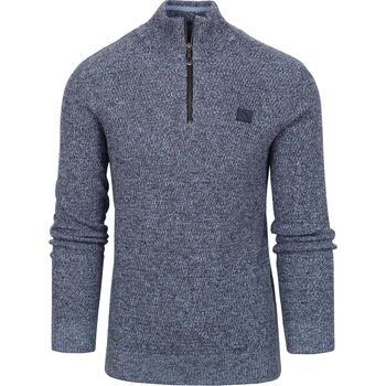 Textiel Heren Sweaters / Sweatshirts Suitable Demi-zip durable Trui Nexi Indigo Blauw