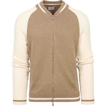 Textiel Heren Sweaters / Sweatshirts Suitable Vest Max Varsity Wolmix Beige Beige