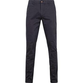 Textiel Heren Broeken / Pantalons Suitable Chino Plato Navy Blauw