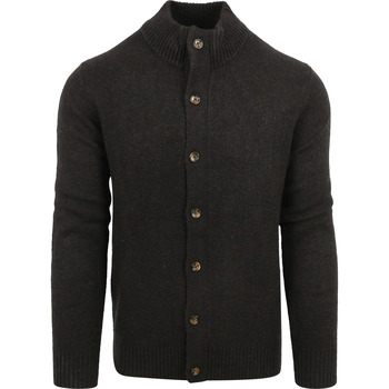 Textiel Heren Sweaters / Sweatshirts Suitable Vest Austus Wolmix Antraciet Grijs