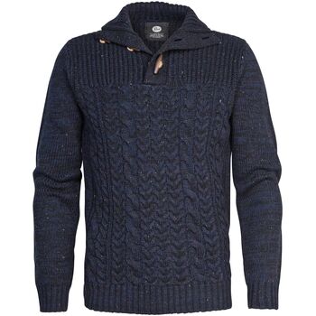 Textiel Heren Sweaters / Sweatshirts Petrol Industries Mocker Kabeltrui Navy Blauw