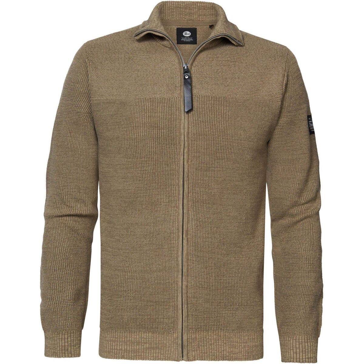 Textiel Heren Sweaters / Sweatshirts Petrol Industries Vest Maywood Beige Beige