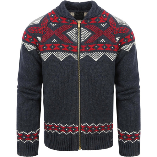 Textiel Heren Sweaters / Sweatshirts Superdry Vest Zip Donkerblauw Blauw