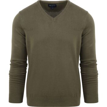 Textiel Heren Sweaters / Sweatshirts Suitable Respect Vinir Pullover Olijfgroen Groen