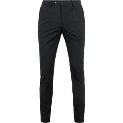 Textiel Heren Broeken / Pantalons Suitable Pantalon Sneaker Zwart Zwart
