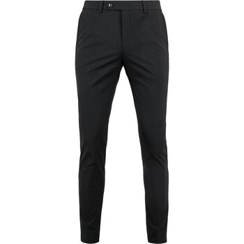 Textiel Heren Broeken / Pantalons Suitable Pantalon Sneaker Zwart Zwart