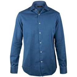 Textiel Heren Overhemden lange mouwen Moorer  Blauw