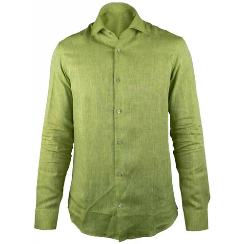 Textiel Heren Overhemden lange mouwen Moorer  Groen