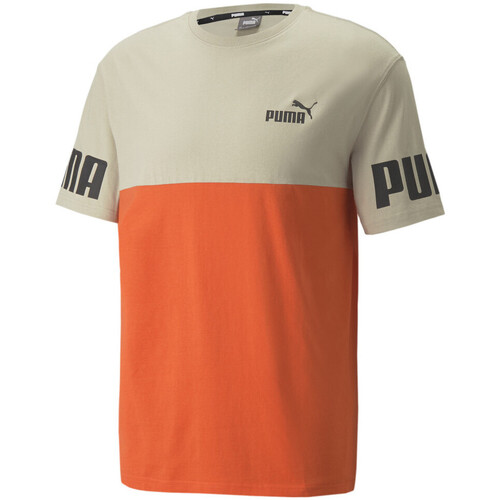 Textiel Heren T-shirts & Polo’s Puma  Beige