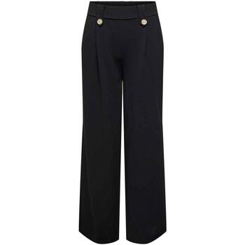 Textiel Dames Broeken / Pantalons Only  Zwart