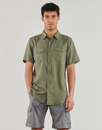 Columbia Utilizer II Solid Short Sleeve Shirt Groen