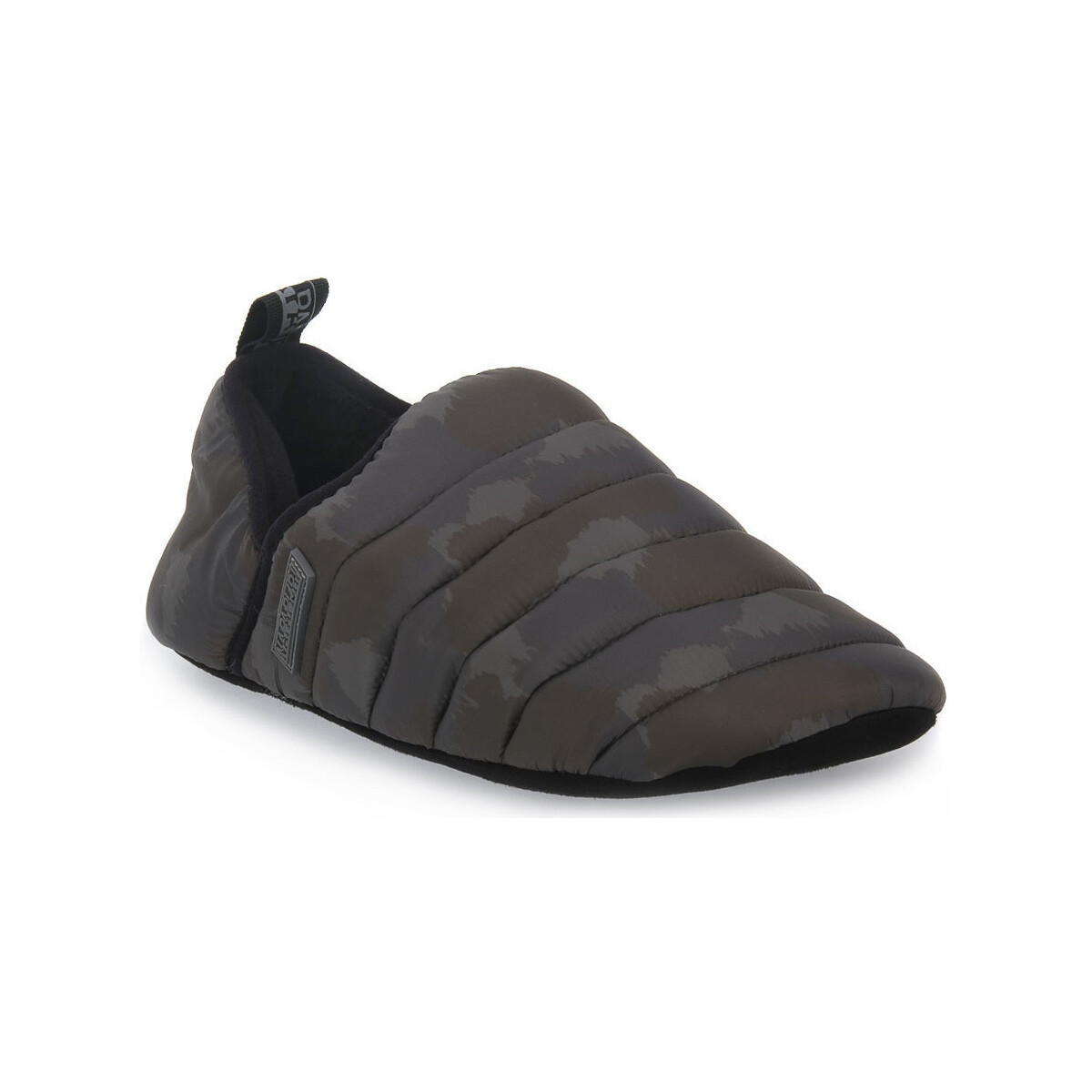 Schoenen Heren Leren slippers Napapijri FC1 BLACK Groen