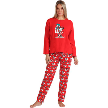 Textiel Dames Pyjama's / nachthemden Admas Pyjama loungewear broek en top Vakantie Disney Rood