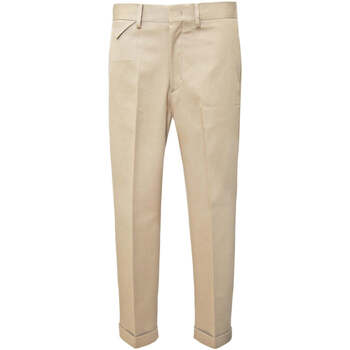 Textiel Heren Broeken / Pantalons Low Brand  Beige