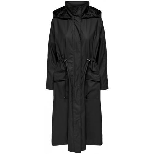 Textiel Dames Mantel jassen Only Raincoat Jane - Black Zwart