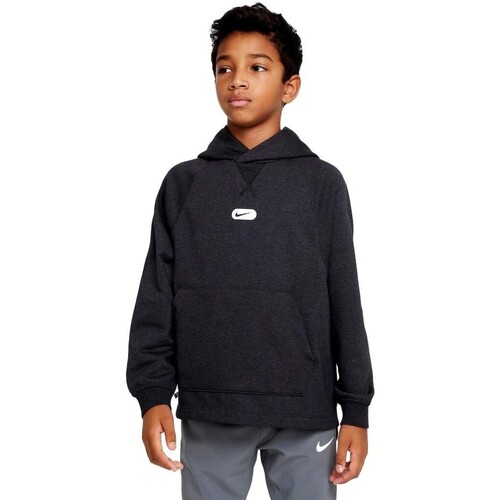 Textiel Jongens Sweaters / Sweatshirts Nike SUDADERA  DRI-FIT ATHLETICS DX5374 Zwart