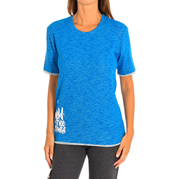 Textiel Dames T-shirts korte mouwen Zumba Z2T00300-AZUL Blauw