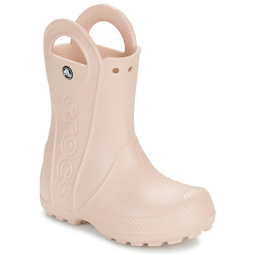 Schoenen Meisjes Regenlaarzen Crocs Handle It Rain Boot Kids Roze