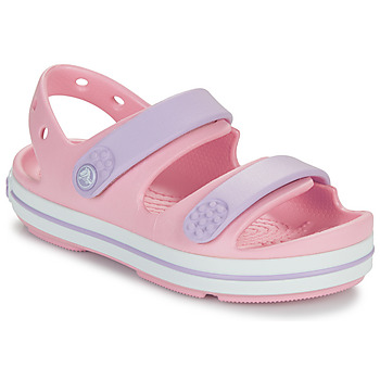 Schoenen Meisjes Sandalen / Open schoenen Crocs Crocband Cruiser Sandal K Roze