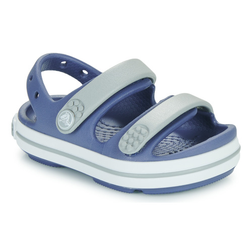 Schoenen Kinderen Sandalen / Open schoenen Crocs Crocband Cruiser Sandal T Blauw / Grijs