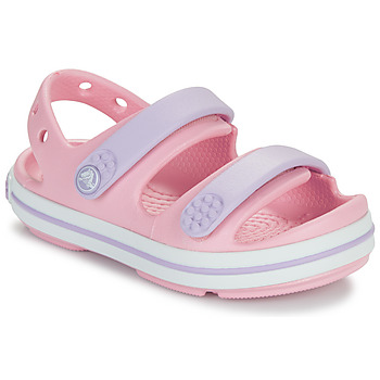 Schoenen Meisjes Sandalen / Open schoenen Crocs Crocband Cruiser Sandal T Roze