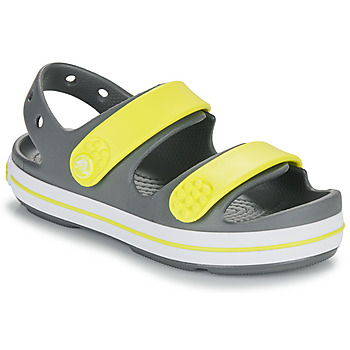 Schoenen Kinderen Sandalen / Open schoenen Crocs Crocband Cruiser Sandal K Grijs / Geel