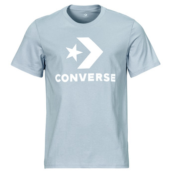 Textiel T-shirts korte mouwen Converse LOGO STAR CHEV  SS TEE CLOUDY DAZE Blauw