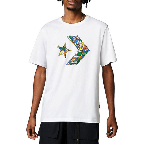 Textiel Heren T-shirts & Polo’s Converse  Wit