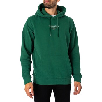 Textiel Heren Sweaters / Sweatshirts Tommy Jeans Normale Essential grafische hoodie met capuchon Groen