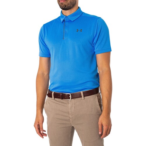 Textiel Heren Polo's korte mouwen Under Armour Golf Tech-poloshirt Blauw