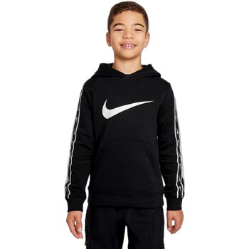 Textiel Jongens Sweaters / Sweatshirts Nike SUDADERA  REPEAT FLEECE DZ5624 Zwart