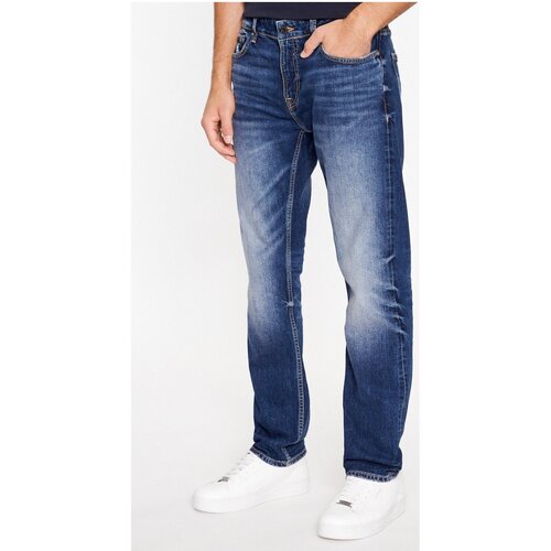 Textiel Heren Straight jeans Guess M3BAN2 D55T2 Blauw