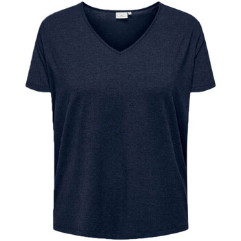Textiel Dames T-shirts & Polo’s Only Carmakoma  Blauw