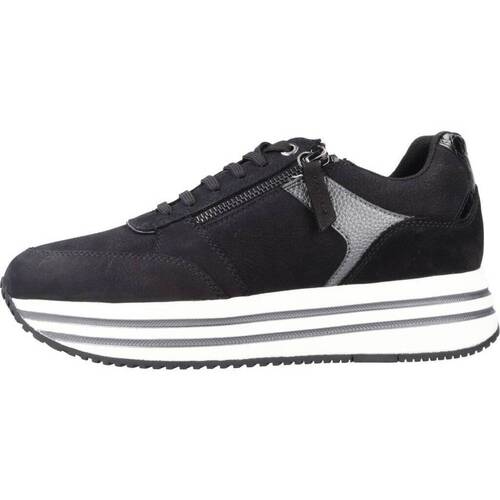 Schoenen Dames Sneakers Geox D KENCY A Zwart