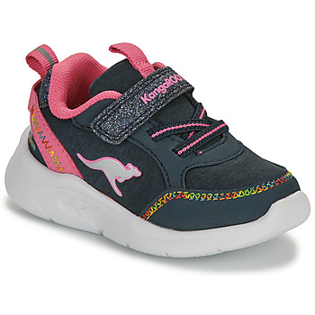 Schoenen Meisjes Lage sneakers Kangaroos KY-Chummy EV Marine / Roze