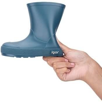 IGOR Baby Boots Yogi Barefoot - Petroleo Blauw