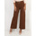 Textiel Dames Broeken / Pantalons La Modeuse 69122_P161122 Bruin