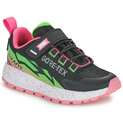 Schoenen Meisjes Lage sneakers Primigi B&G STORM GTX Zwart / Roze / Groen