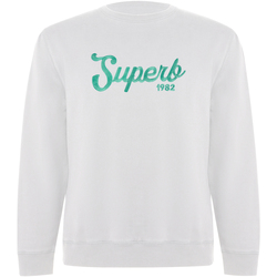 Textiel Heren Sweaters / Sweatshirts Superb 1982 SPRBSU-001-WHITE Wit