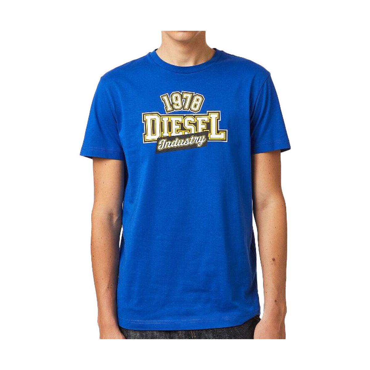 Textiel Heren T-shirts & Polo’s Diesel  Blauw