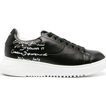 Schoenen Dames Lage sneakers Emporio Armani  Zwart