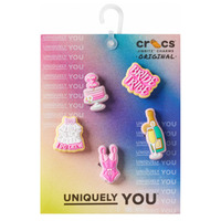 Accessoires Schoenen accessoires Crocs Bachelorette Vibes 5 Pack Roze / Multicolour