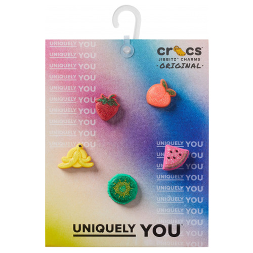Accessoires Schoenen accessoires Crocs JIBBITZ Sparkle Glitter Fruits 5 Pack Multicolour