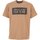 Textiel Heren T-shirts korte mouwen Versace 73GAF01 CJ04F Bruin